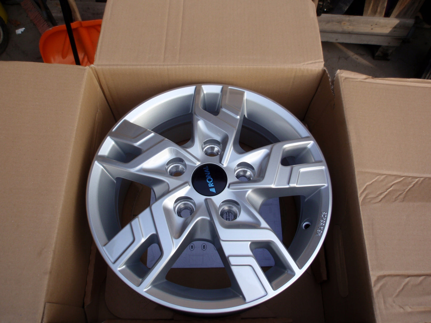 Komplet 4 sztuk Alufelg RONAL 16" 5x130 Kamper DUCATO, BOXER i JUMPER