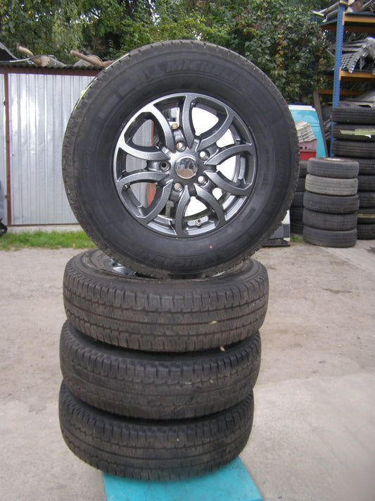 Komplet 4 sztuk Alufelgi z oponami Michelin Camping 16" 5x130 DUCATO, BOXER i jUMPER