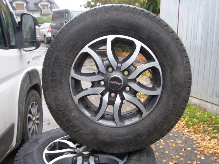 Komplet 4 sztuk Kół Alufelgi Opony Michelin 16" 5x130 Kamper DUCATO, BOXER i JUMPER