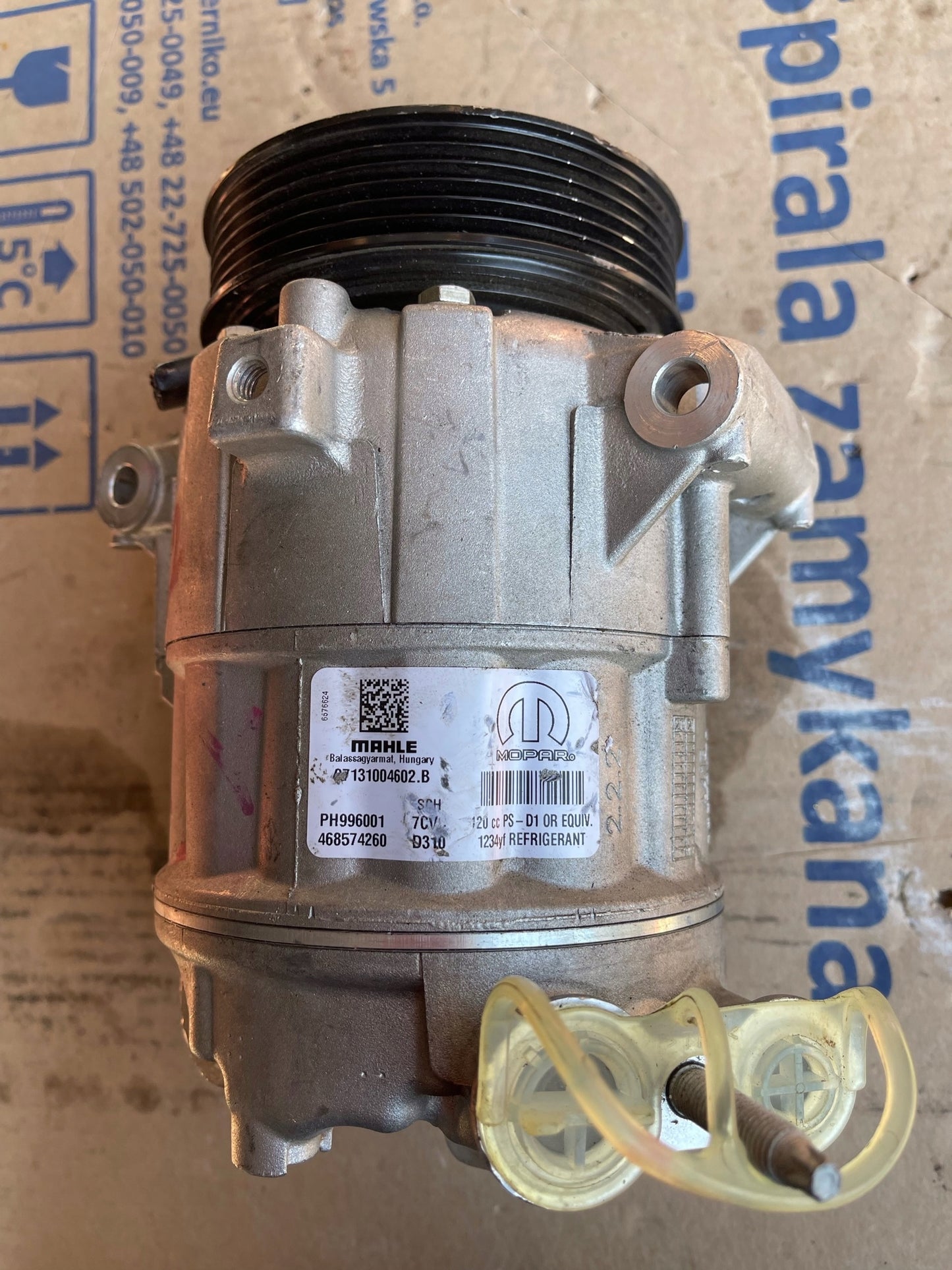 Sprężarka kompresor klimatyzacji FIAT DUCATO 2.2 Euro 6 od 2021 r., MAHLE 468574260