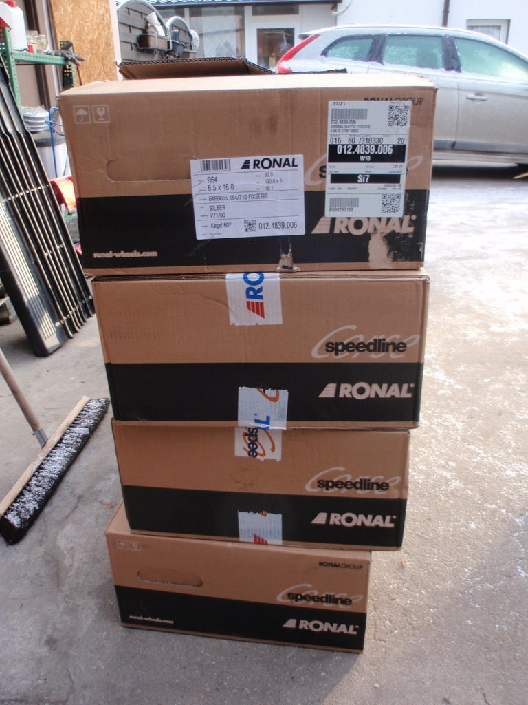 Komplet 4 sztuk Alufelg RONAL 16" 5x130 Kamper DUCATO, BOXER i JUMPER