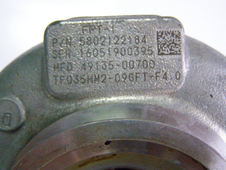 Turbosprężarka 2.3 Turbina FIAT DUCATO, 5802122184