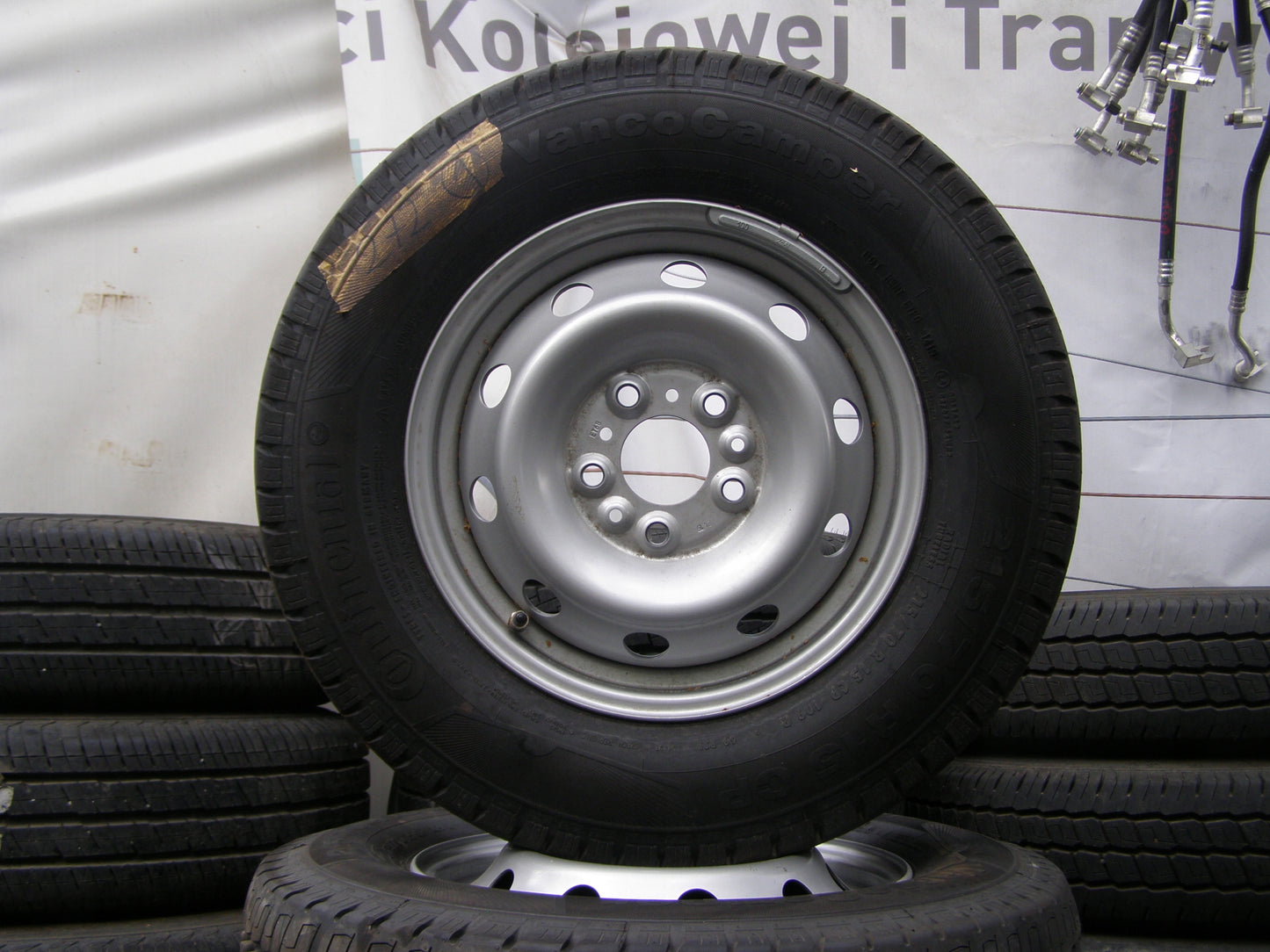 Komplet 4 sztuk Kół felga stalowa i opona 15" 5x118 DUCATO, BOXER i JUMPER