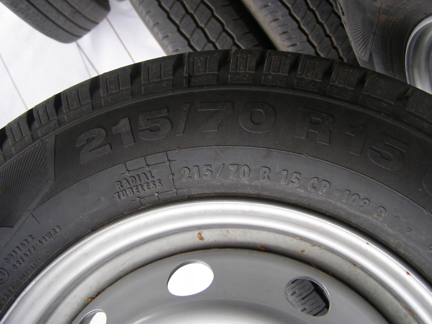 Komplet 4 sztuk Kół felga stalowa i opona 15" 5x118 DUCATO, BOXER i JUMPER